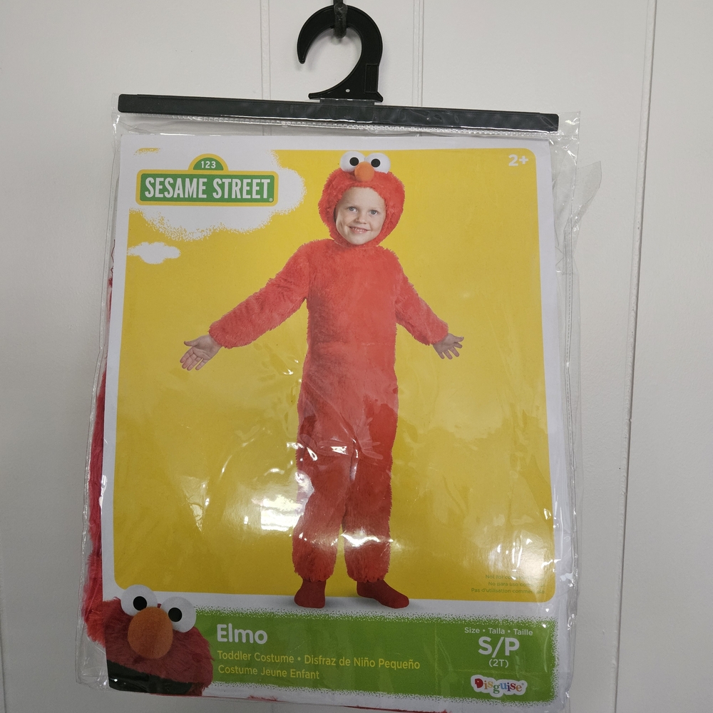 Sesame Street Elmo Costume for Toddlers - Bright Red